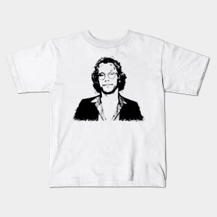 Warren Zevon Portrait Kids T-Shirt